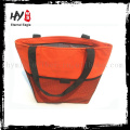 Easy to carry refrigerated cooler bags, insulated lunch box cooler bag, compound non woven cooler bag